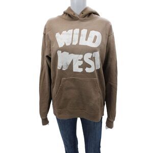 One Of These Days Unisex Pullover Hoodies Brown Cowboy Graphic Size S